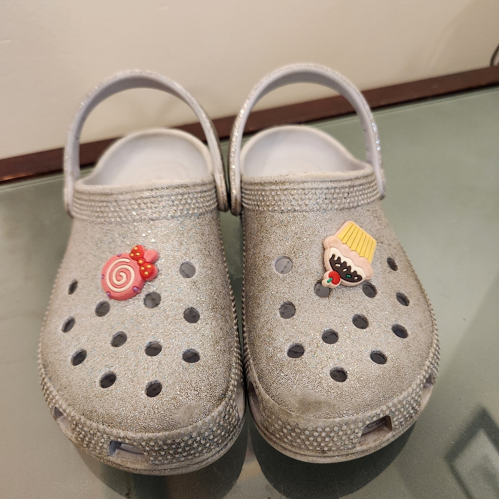 Crocs Classic Glitter Clogs Kids C13